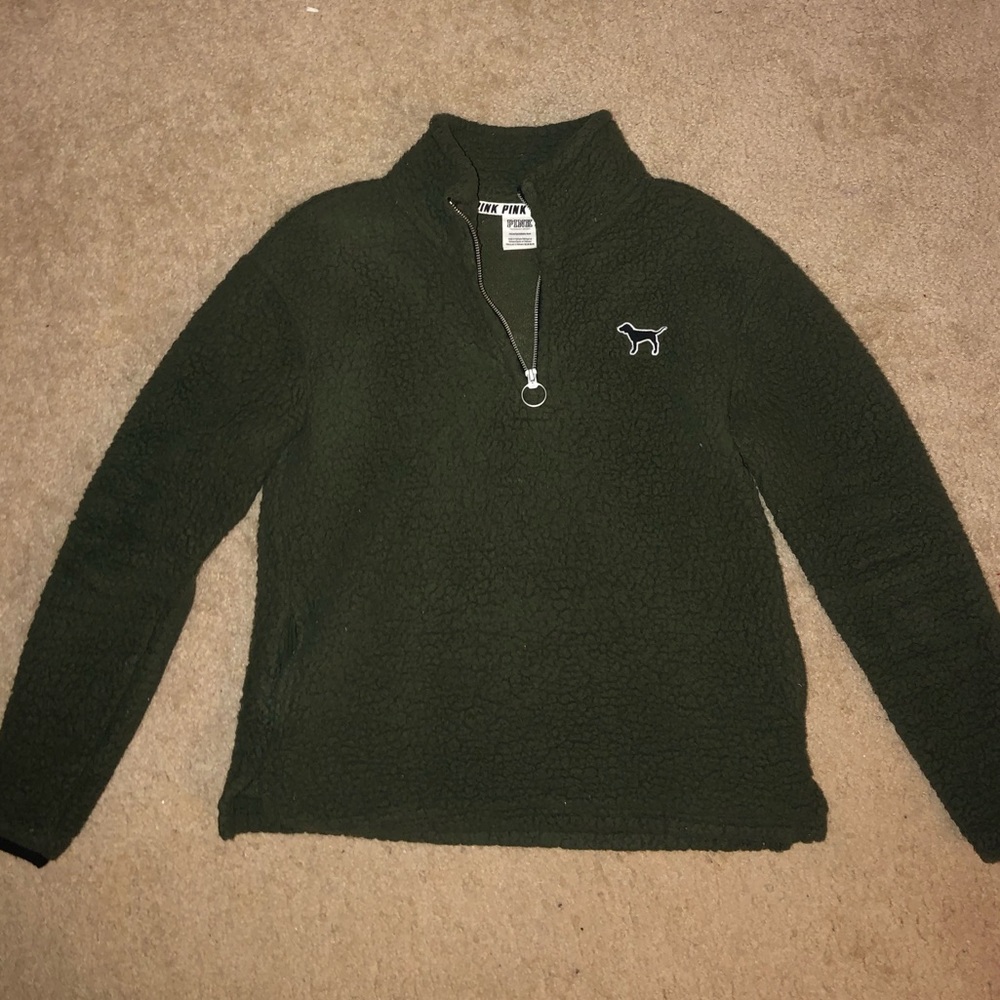 PINK fleece pullover
